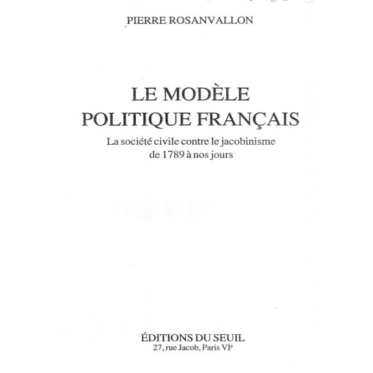 Le modele politique francais