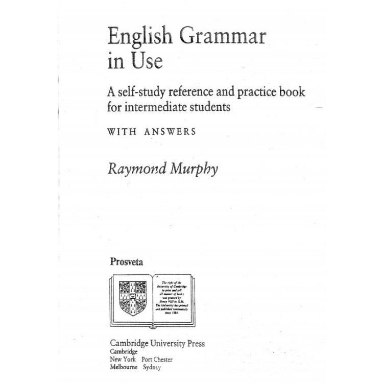English grammar in use intermediate - Murphy