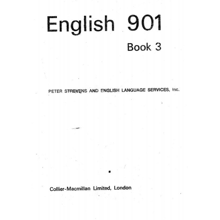 Eglish 901 book 3