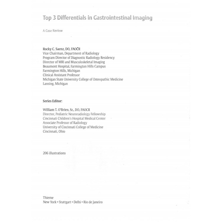 Top 3 Differentials in Gastrointestinal Imaging