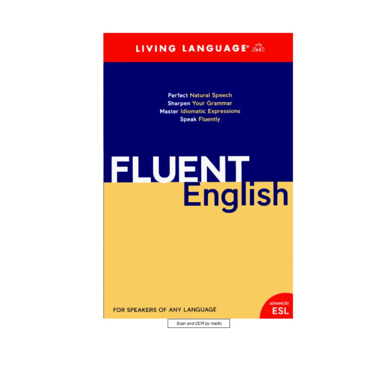 Fluent English complete course with audio cd
