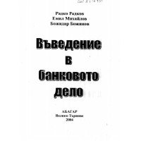 Въведение в банковото дело, Радков 2004