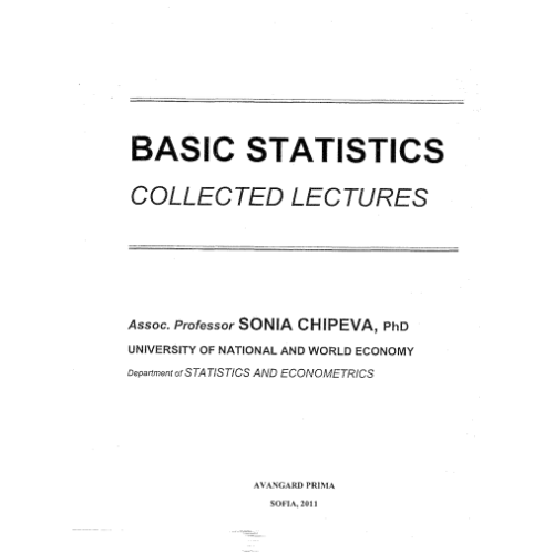Basic statistics collected lectures Chipeva