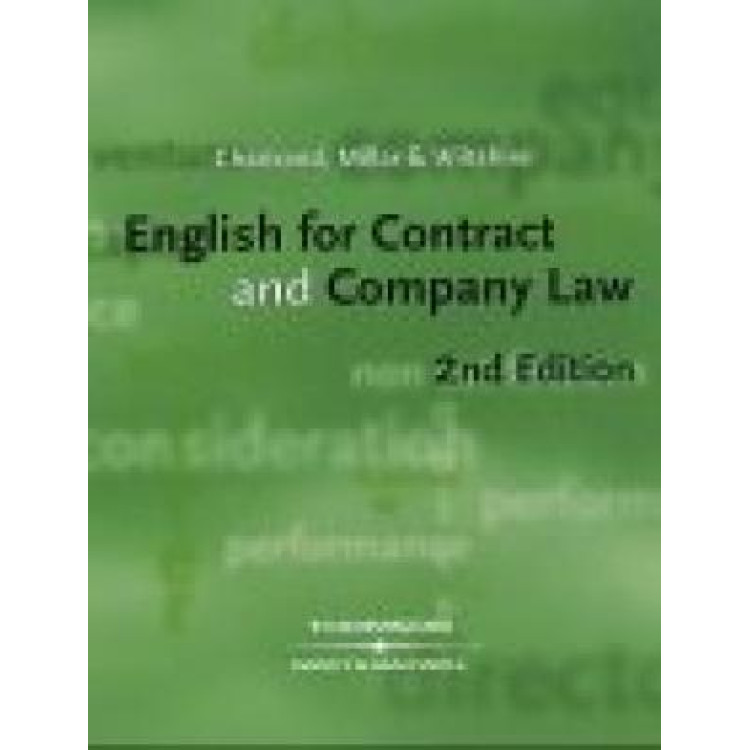 English for Contract and company Law 2nd Edition