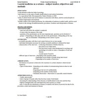 Social Medicine Notes Social Medicine Notes