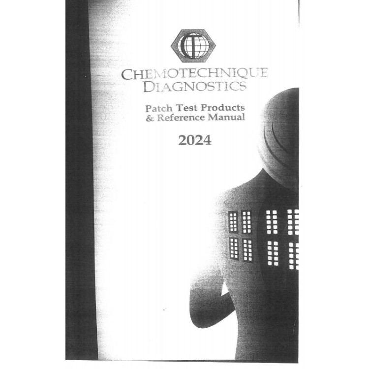 Chemotechnique Diagnostics Patch Test Products & Reference Manual 2024