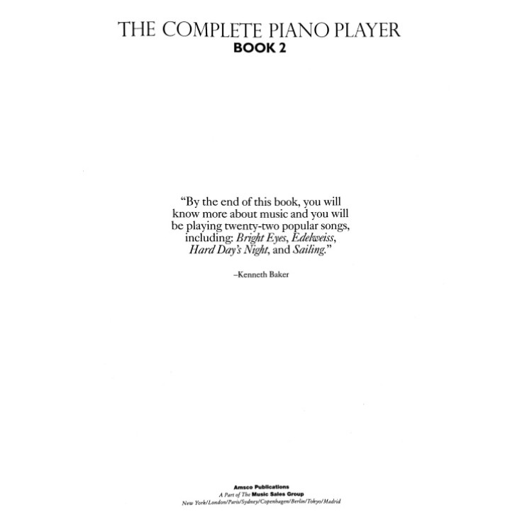The complete piano player Book 2